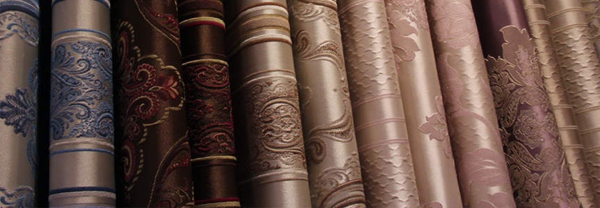 Портьерная ткань различных видов для пошива штор