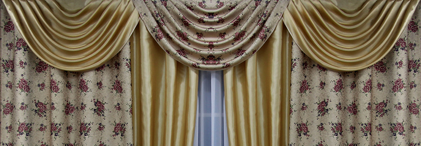 Пошив штор из шёлка для изысканных интерьеров 